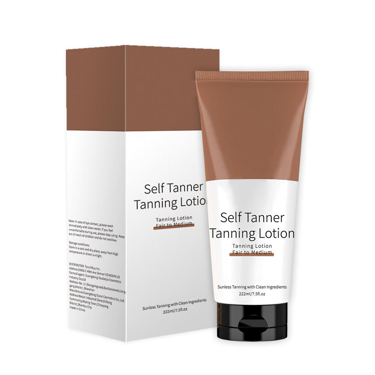 222ml Natural Self-Tanning Lotion – Sunless Tan for Fair to Medium Skin, Clean Ingredients, Streak-Free
222ml Natural Self-Tanning Lotion – Sunless Tan for Fair to Medium Skin, Clean Ingredients, Streak-Free