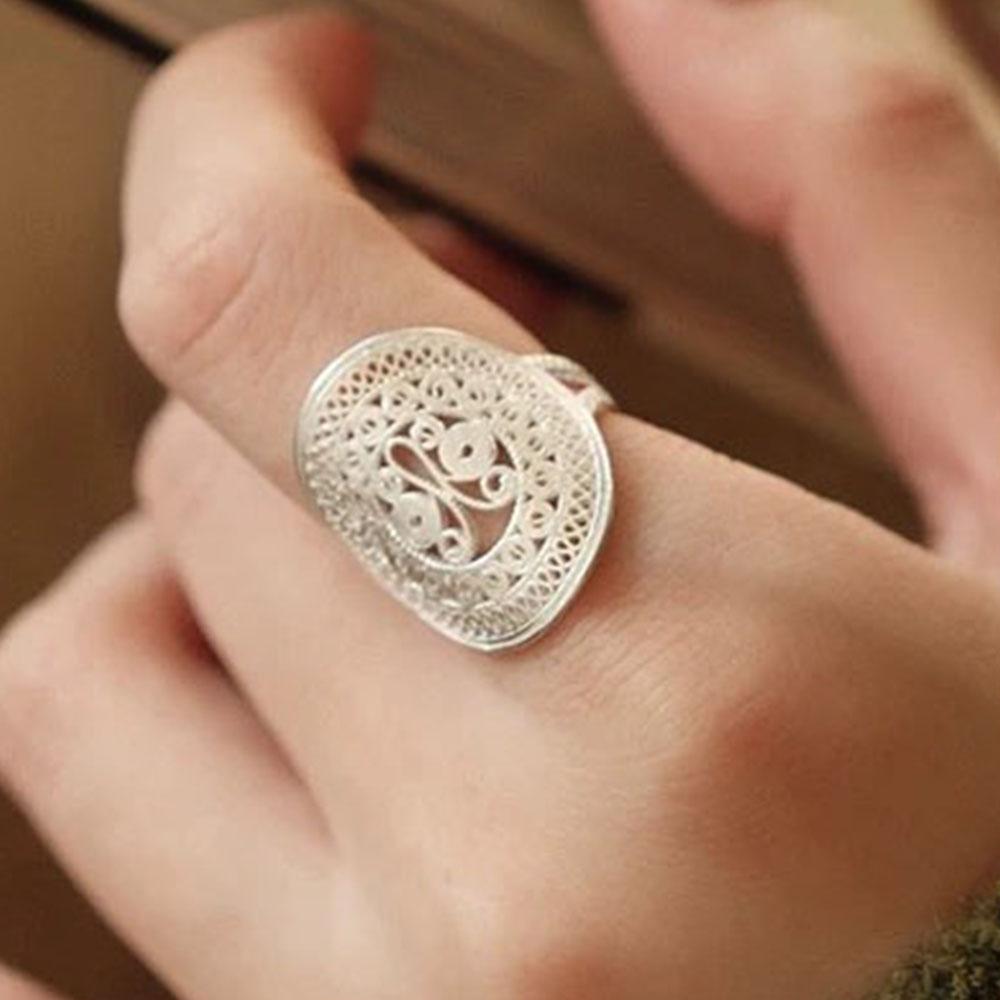 925 Sterling Silver Rings for Women Couple Minimalist Handmade Simple Round Flower Ring Fine Jewelry Gift Prevent Allergy resizable
925 Sterling Silver Rings for Women Couple Minimalist Handmade Simple Round Flower Ring Fine Jewelry Gift Prevent Allergy resizable