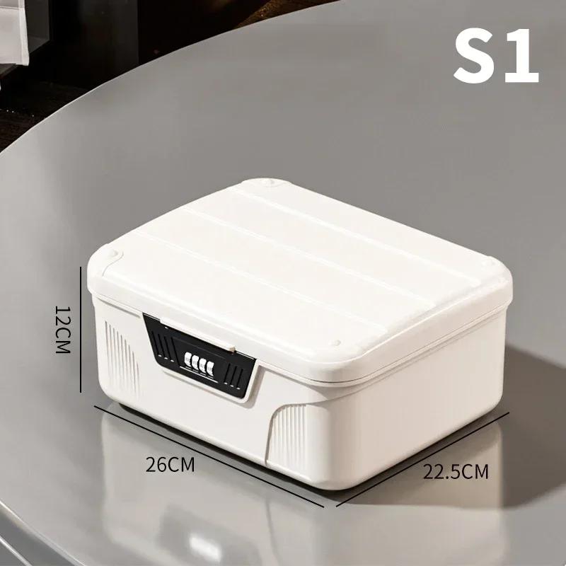 Four Digit Password Lock Safe Box Passport Medicine Portable Organizer Case Household Cash Jewelry Privacy Document Storage Box
Four Digit Password Lock Safe Box Passport Medicine Portable Organizer Case Household Cash Jewelry Privacy Document Storage Box
