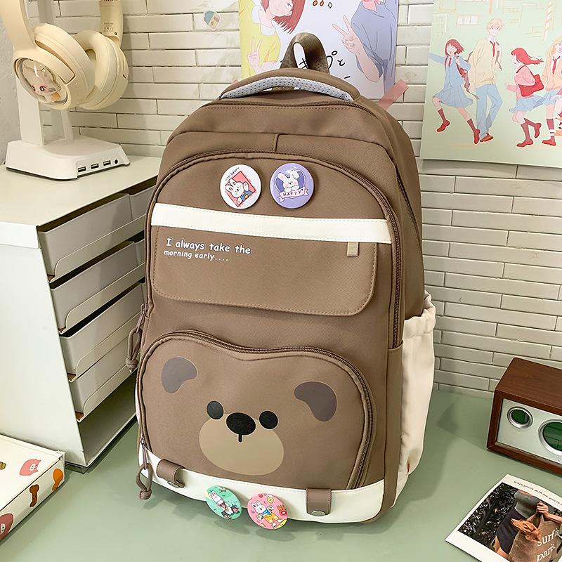 Рюкзак в виде мишки конфетных цветов Харадзюку высокой ценности, легкий и вместительный рюкзак для учеников средней школы
Рюкзак в виде мишки конфетных цветов Харадзюку высокой ценности, легкий и вместительный рюкзак для учеников средней школы