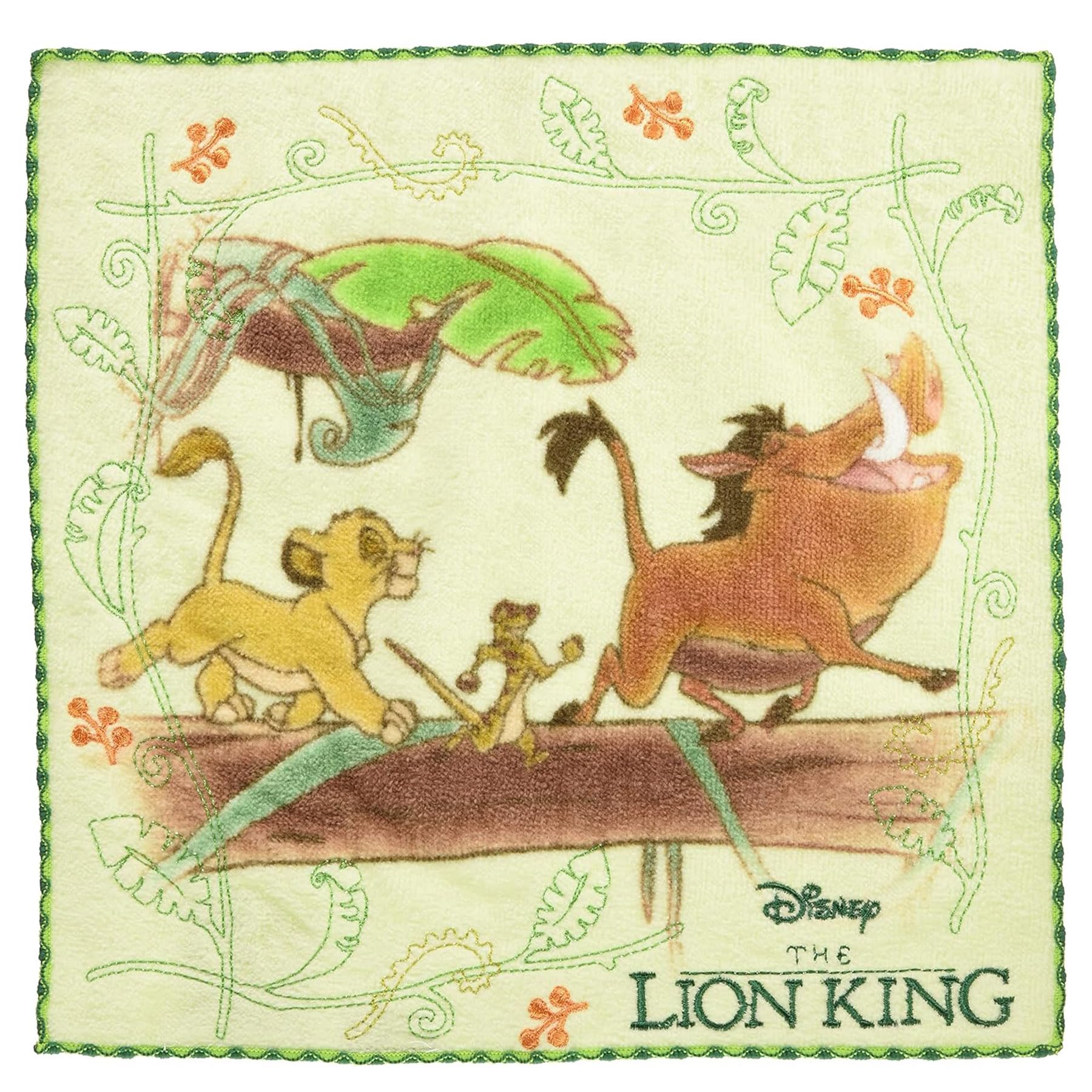 Marushin Мини-полотенце для рук Disney Король Лев 25 x 25 см Свободные дни Хлопок Полная вышивка 2005094600