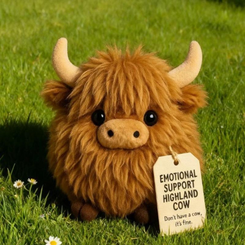 Plush Highland Cow Stuffed Animal Toy Soft Fluffy Cattle Doll Cute Companion Toy for Kids Adults Home Decor Birthday Gift 12cm коричневий
Plush Highland Cow Stuffed Animal Toy Soft Fluffy Cattle Doll Cute Companion Toy for Kids Adults Home Decor Birthday Gift 12cm коричневий