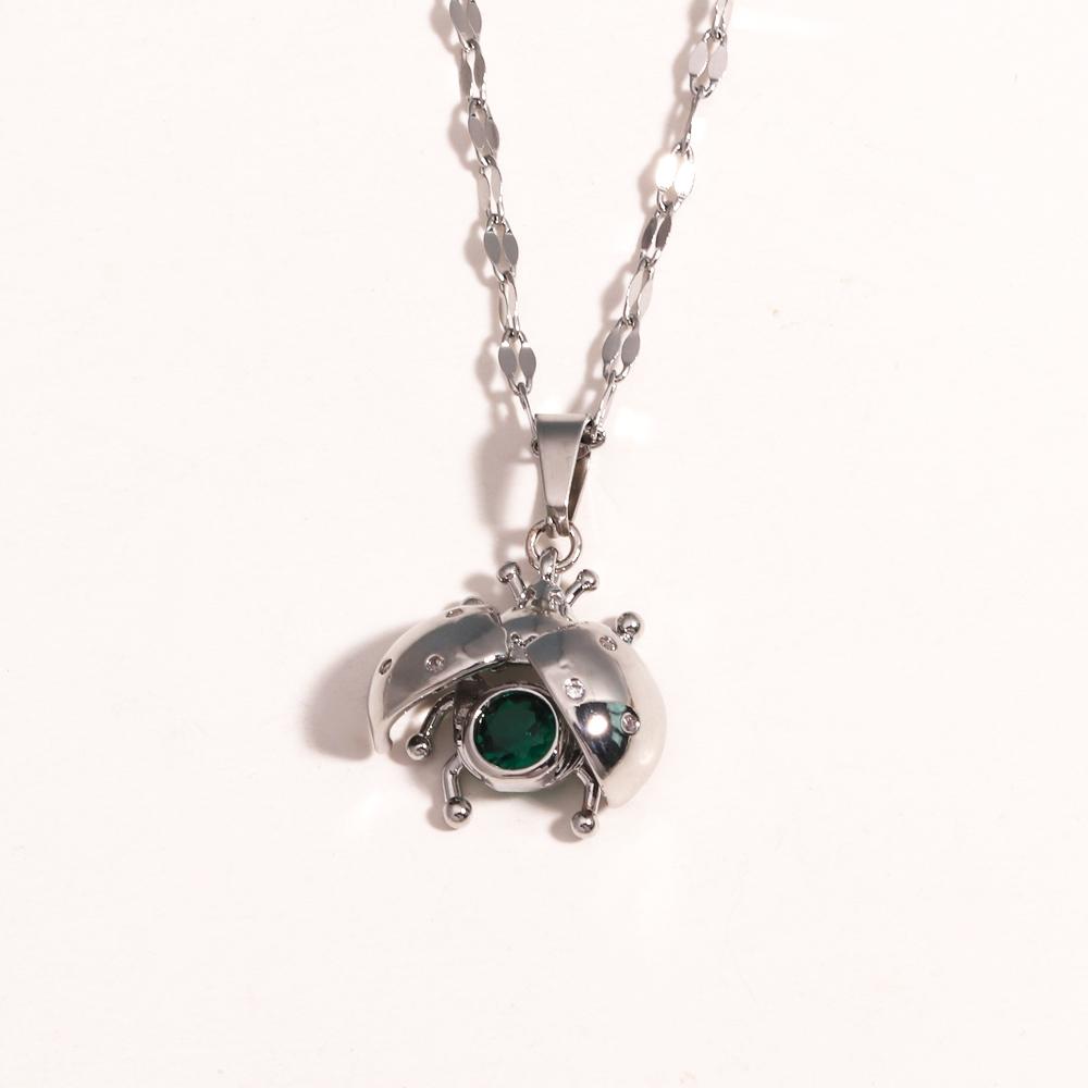 Gold Color Stainless Steel Ladybug Pendant Necklaces For Women Fashion Colorful Zircon Charm Animal Necklace Female Jewelry
Gold Color Stainless Steel Ladybug Pendant Necklaces For Women Fashion Colorful Zircon Charm Animal Necklace Female Jewelry