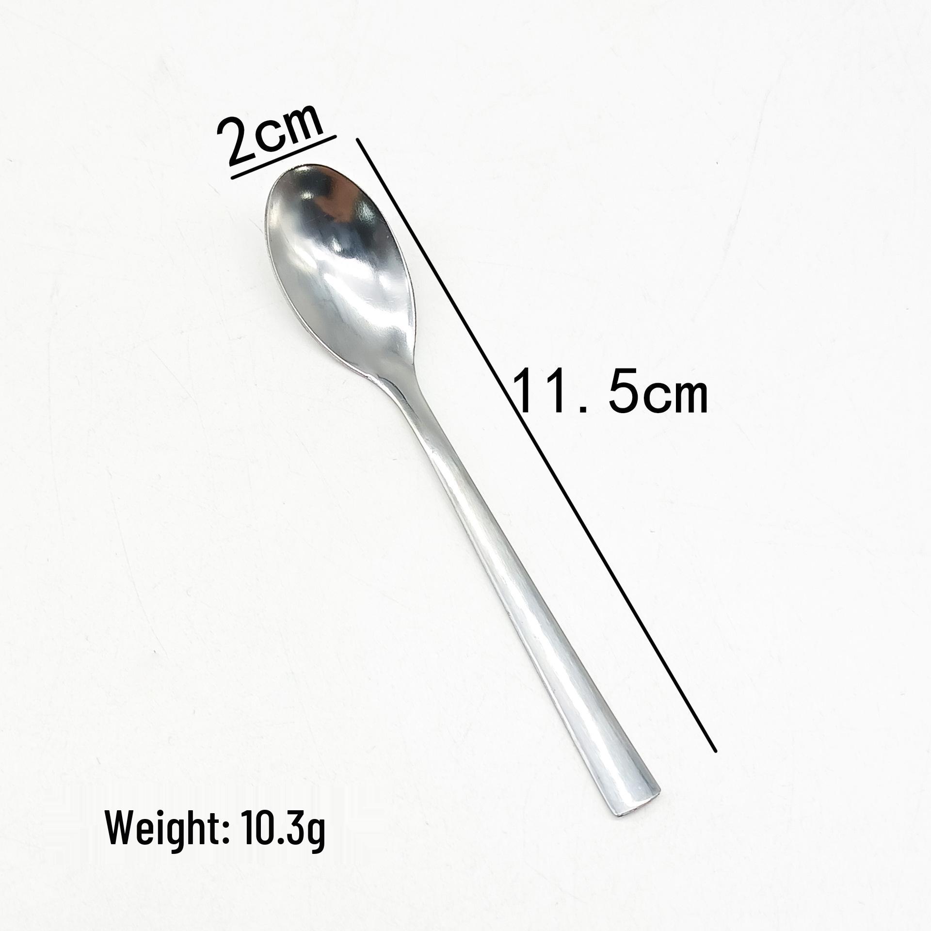 Stainless Steel Short-Handled Multi-Use Spoon: Ideal for Coffee, Seasoning, Baby Food, Soup, Honey, and Dessert
Stainless Steel Short-Handled Multi-Use Spoon: Ideal for Coffee, Seasoning, Baby Food, Soup, Honey, and Dessert