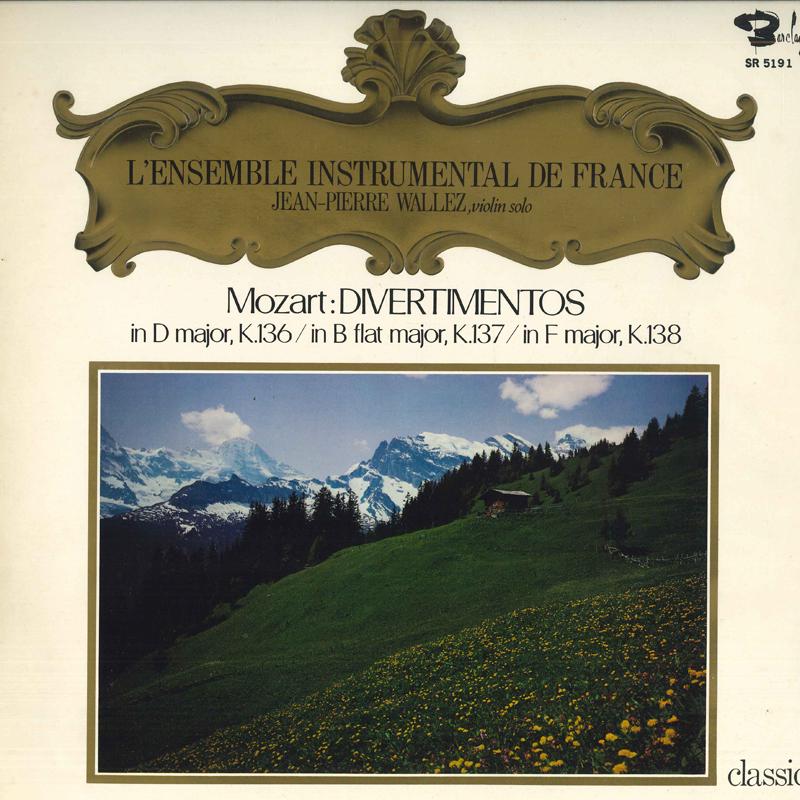 LP Record L ENSEMBLE INSTRUMENTAL DE FRANCE - All about the French Chamber Orches SR5191 BARCLAY 1971 Japan Obi Classical Used
LP Record L ENSEMBLE INSTRUMENTAL DE FRANCE - All about the French Chamber Orches SR5191 BARCLAY 1971 Japan Obi Classical Used