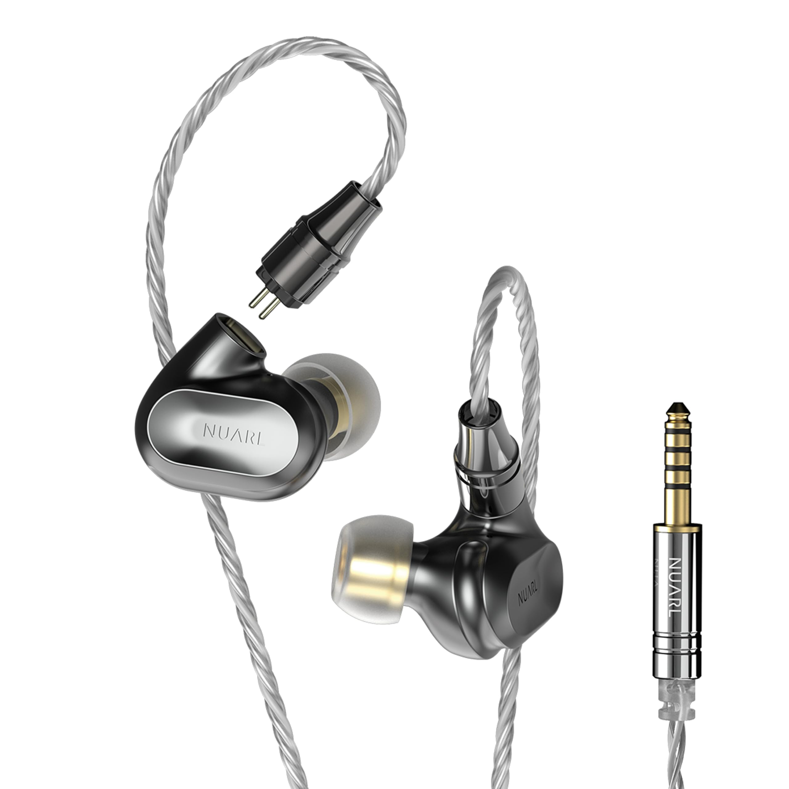 NUARL NX1 Chapter 2 Audio Detachable Cable Compatible In-Ear Headphones, High-Resolution (Hi-Res), Wired, HDSS,
NUARL NX1 Chapter 2 Audio Detachable Cable Compatible In-Ear Headphones, High-Resolution (Hi-Res), Wired, HDSS,