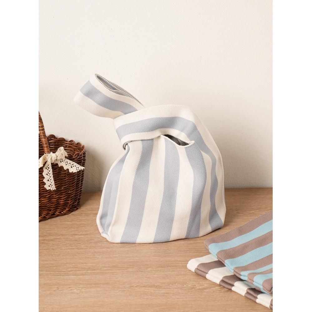 Daiso Striped Knit Bag minted
Daiso Striped Knit Bag minted