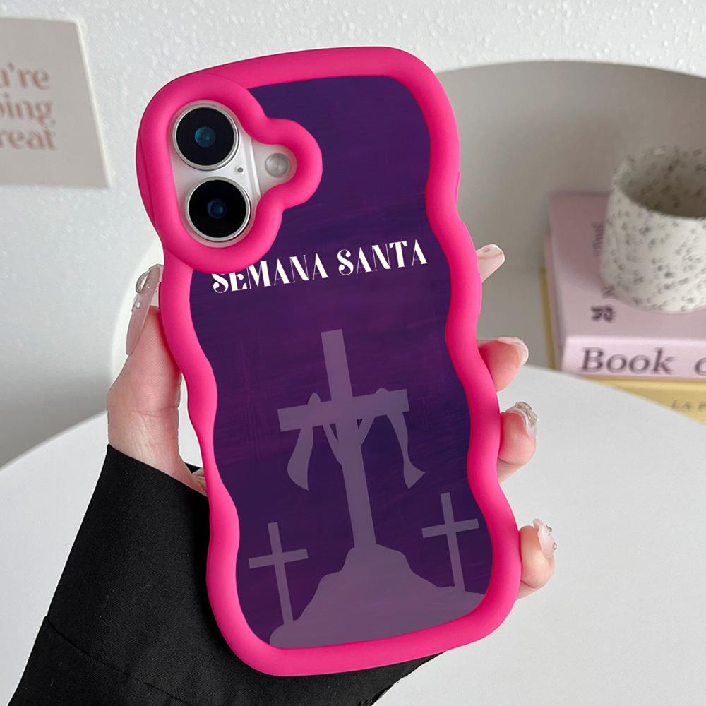 Чехол для мобильного телефона Semana Santa с волнистым краем из ТПУ для iPhone 17 16 15 14 13 12 11 Air Pro Max Plus Цветная крышка iPhone17 Pro
Чехол для мобильного телефона Semana Santa с волнистым краем из ТПУ для iPhone 17 16 15 14 13 12 11 Air Pro Max Plus Цветная крышка iPhone17 Pro