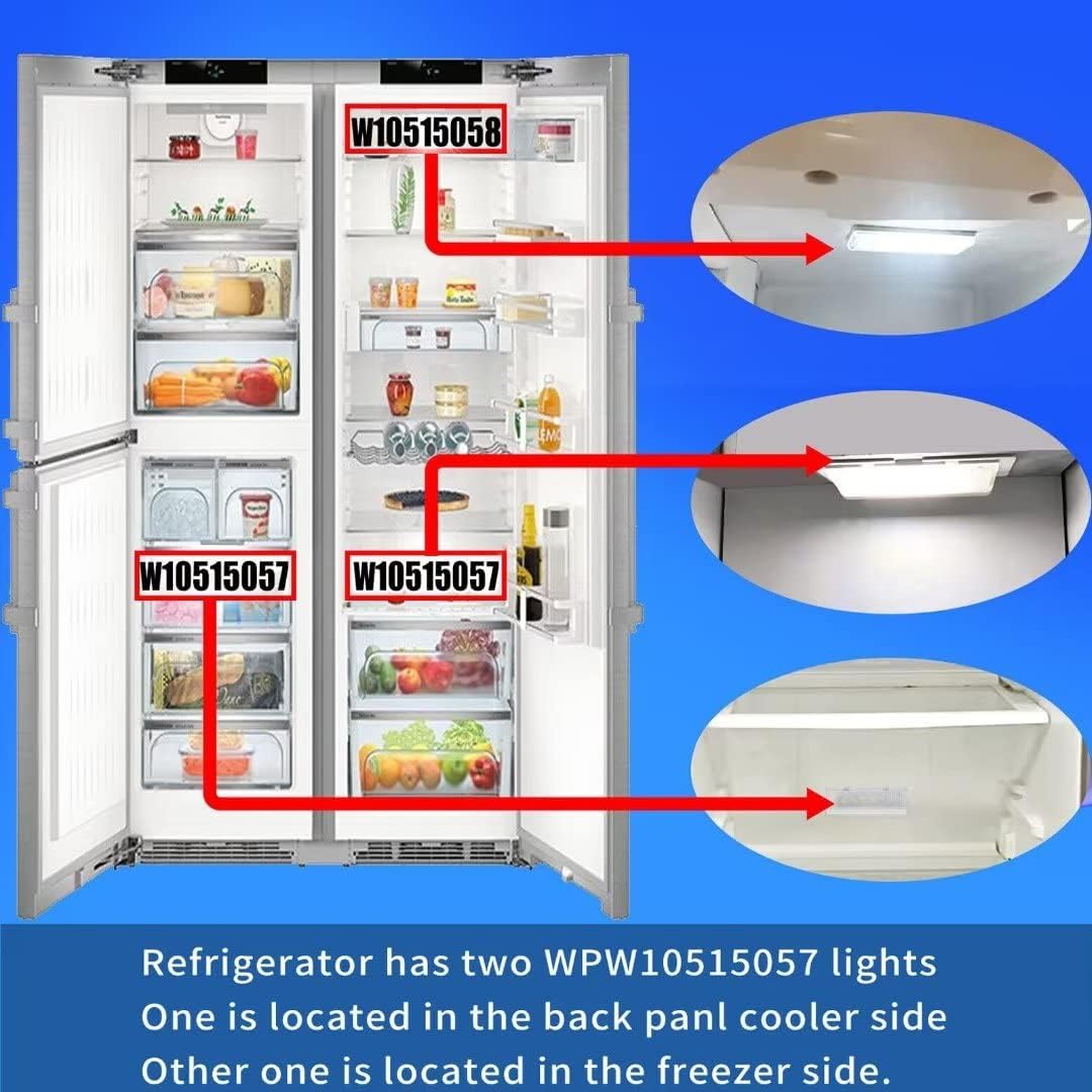 1x W10515058 Светодиодный драйвер и 2x W10515057 Светодиодные платы для холодильника Maytag MSB27C2XAM00
1x W10515058 Светодиодный драйвер и 2x W10515057 Светодиодные платы для холодильника Maytag MSB27C2XAM00