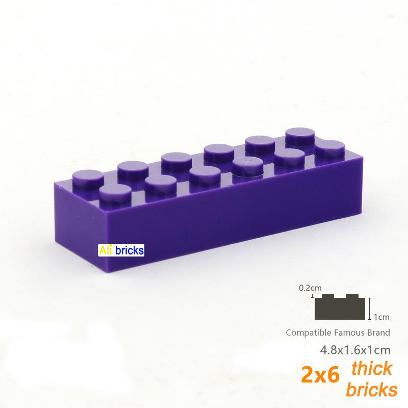 Non-Toxic 100Pcs Diy Building Blocks Thick Figures Bricks 2X6 Dots Educational Creative Size Compatible With 2456 Plastic Toys For Childre
Non-Toxic 100Pcs Diy Building Blocks Thick Figures Bricks 2X6 Dots Educational Creative Size Compatible With 2456 Plastic Toys For Childre