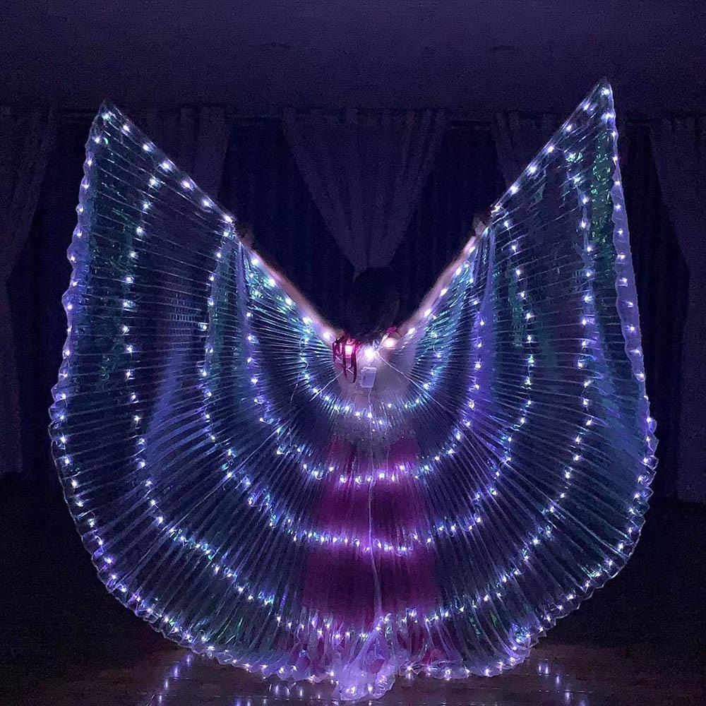 LED Glowing White Wings: Transparent Belly Dance Prop for Oriental Dance Performances Adult
LED Glowing White Wings: Transparent Belly Dance Prop for Oriental Dance Performances Adult