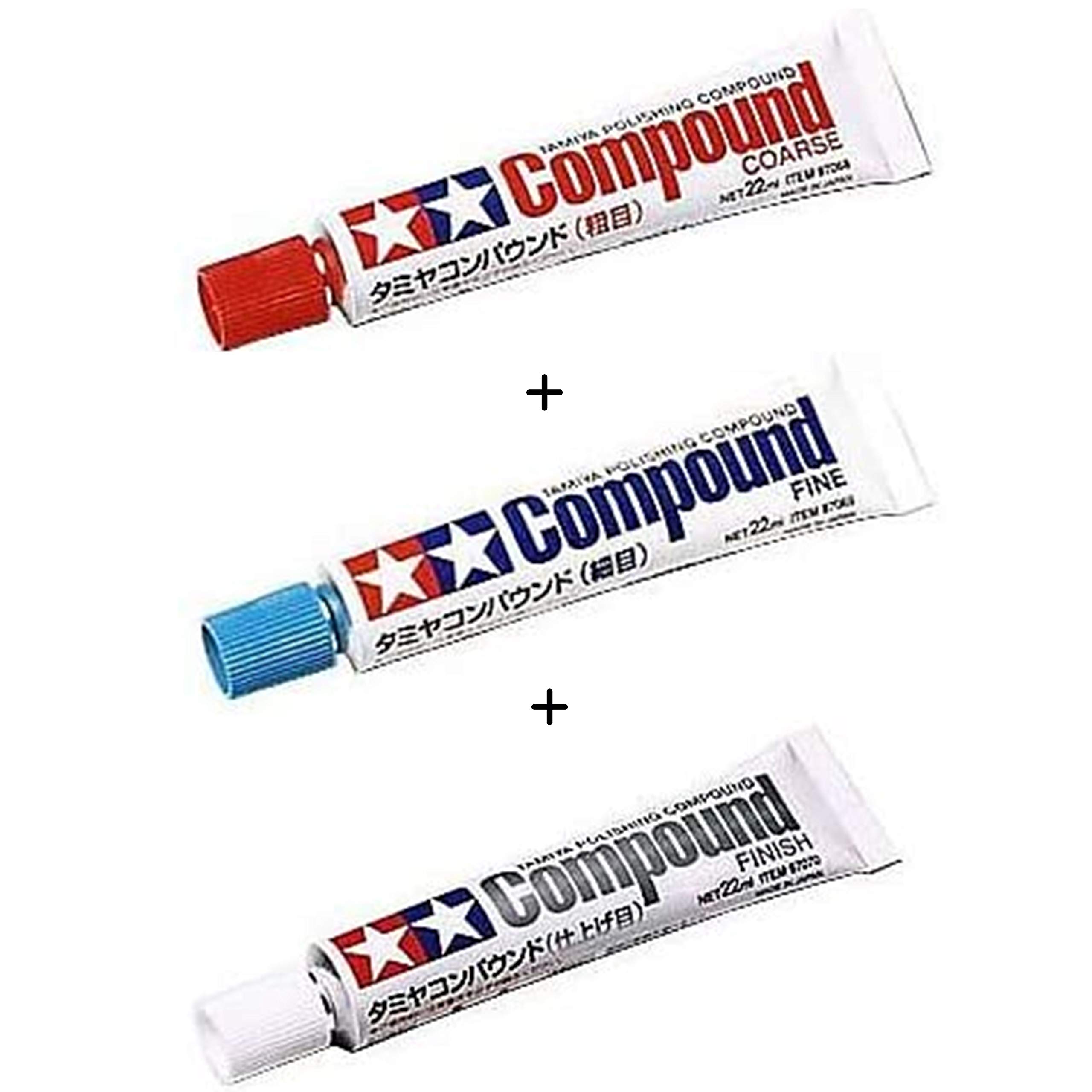 Tamiya Compound Set Coarse Fine Polishing
Tamiya Compound Set Coarse Fine Polishing