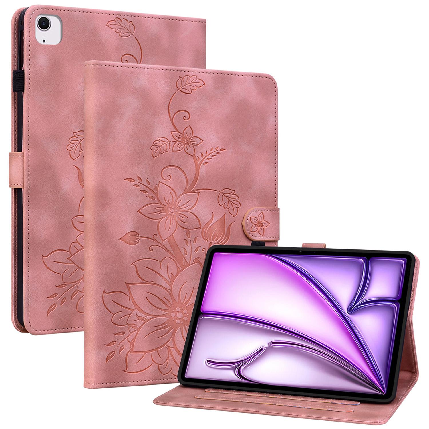 Для iPad Air 11 (2025)/(2024) Чохол з відділеннями для карток Шкіра+ТПУ Повний захист Чохол для планшета з лілією Pink
Для iPad Air 11 (2025)/(2024) Чохол з відділеннями для карток Шкіра+ТПУ Повний захист Чохол для планшета з лілією Pink