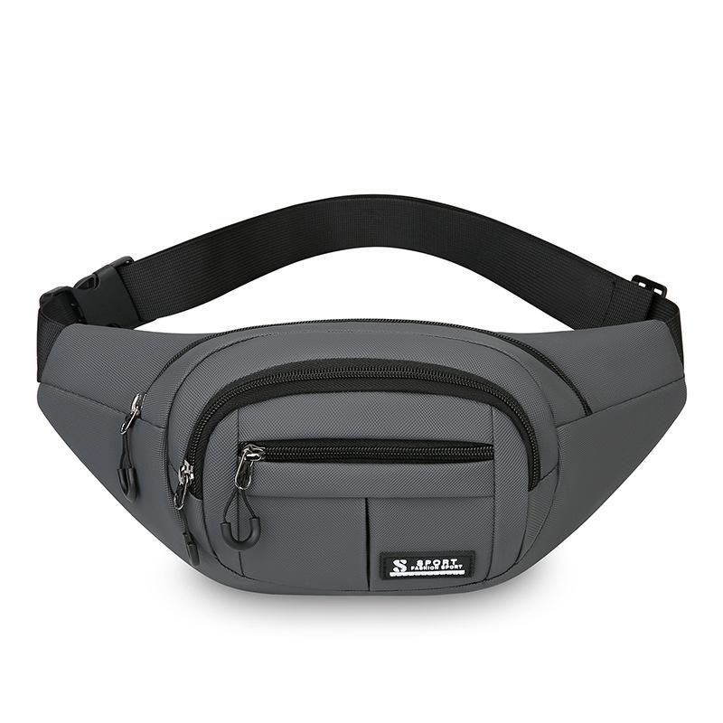 Водонепроницаемая мужская поясная сумка Многофункциональная спортивная уличная сумка большой вместимости на грудь серый
Водонепроницаемая мужская поясная сумка Многофункциональная спортивная уличная сумка большой вместимости на грудь серый