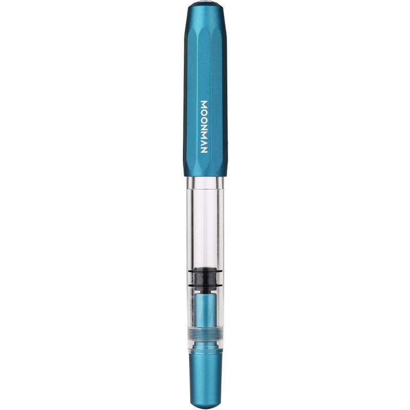 MOONMAN T1 Handmade Resin Fountain Pen, Large Capacity Piston Filler, Fine Nib with Aluminum Alloy Barrel
MOONMAN T1 Handmade Resin Fountain Pen, Large Capacity Piston Filler, Fine Nib with Aluminum Alloy Barrel