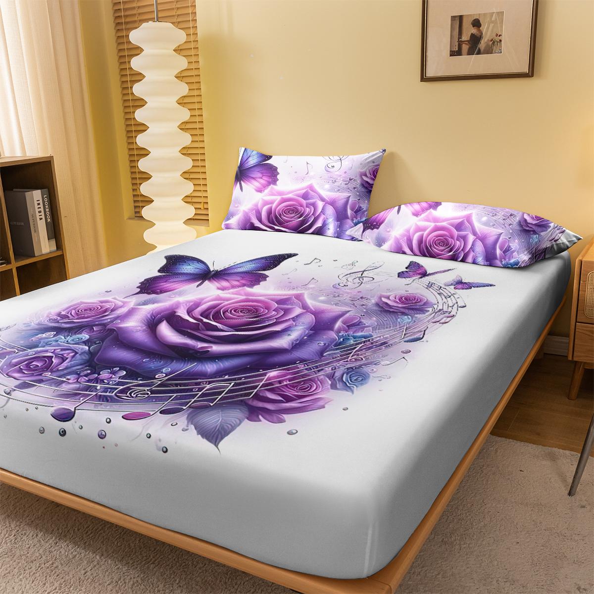 1 Simple modern Plant Flower Purple Rose digital printed frosted Fitted Sheet,bedroom printed bed cover,bedding(No pillowcase) 71x132cm
1 Simple modern Plant Flower Purple Rose digital printed frosted Fitted Sheet,bedroom printed bed cover,bedding(No pillowcase) 71x132cm