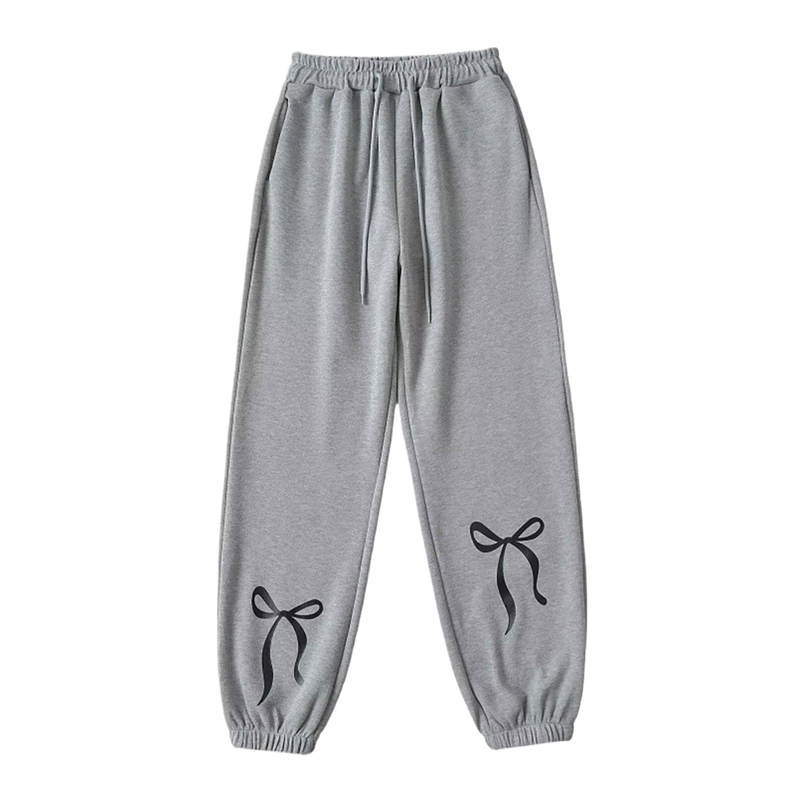 Женские повседневные модные брюки для отдыха с принтом бантов, спортивные брюки, брюки с эластичной талией на шнурке, брюки с завязками на шнурке M
Женские повседневные модные брюки для отдыха с принтом бантов, спортивные брюки, брюки с эластичной талией на шнурке, брюки с завязками на шнурке M