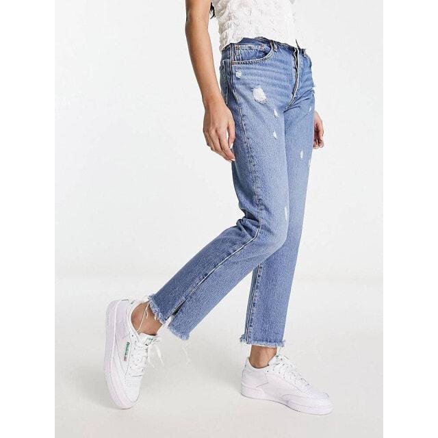 Укороченные джинсы Levi s 501 после стирки 
Укороченные джинсы Levi s 501 после стирки