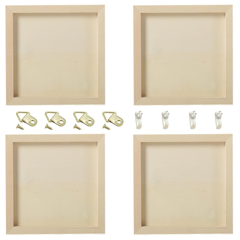 Sweet Plus canvas art supplies wooden wood canvas board wooden frame wood frame drawing board paint clay craft oil clay art (15cm / 4 pieces)
Sweet Plus canvas art supplies wooden wood canvas board wooden frame wood frame drawing board paint clay craft oil clay art (15cm / 4 pieces)