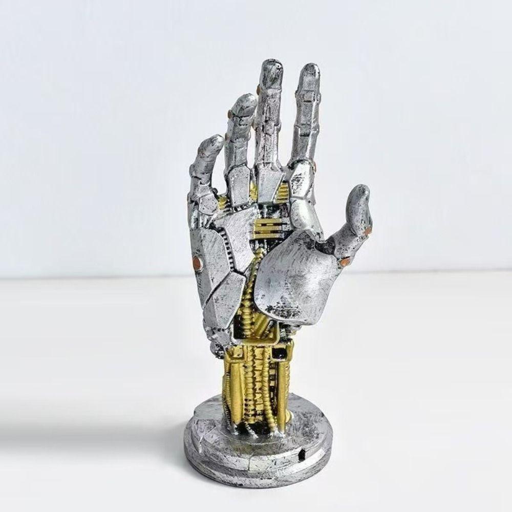 Model Cyberpunk 3D Printed Stand Resin Mechanical Hand Staute Kids Birthday Gift срібний
Model Cyberpunk 3D Printed Stand Resin Mechanical Hand Staute Kids Birthday Gift срібний