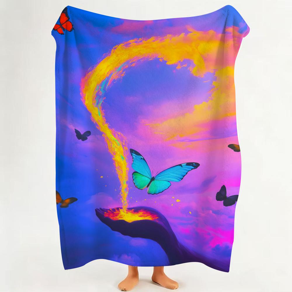 Art B Beautiful c color Throw Flannel Throw Blanket Suitable for Sofa Living Room Bedroom 75cmx90cm
Art B Beautiful c color Throw Flannel Throw Blanket Suitable for Sofa Living Room Bedroom 75cmx90cm