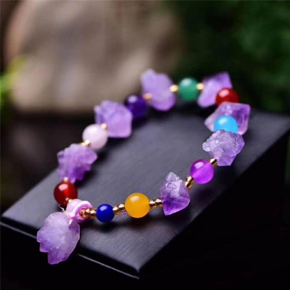 Reiki Healing Stone Natural Crystal Bracelet Adjustable Beaded Bracelet Girl Women
Reiki Healing Stone Natural Crystal Bracelet Adjustable Beaded Bracelet Girl Women