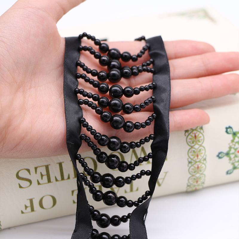 1yard Black White Beaded Tassel Ribbon Trim Sewing Supplies Fashion Clothes Dress Cuffs Lace Decoration DIY Crafts Accessories 1yard чорний
1yard Black White Beaded Tassel Ribbon Trim Sewing Supplies Fashion Clothes Dress Cuffs Lace Decoration DIY Crafts Accessories 1yard чорний