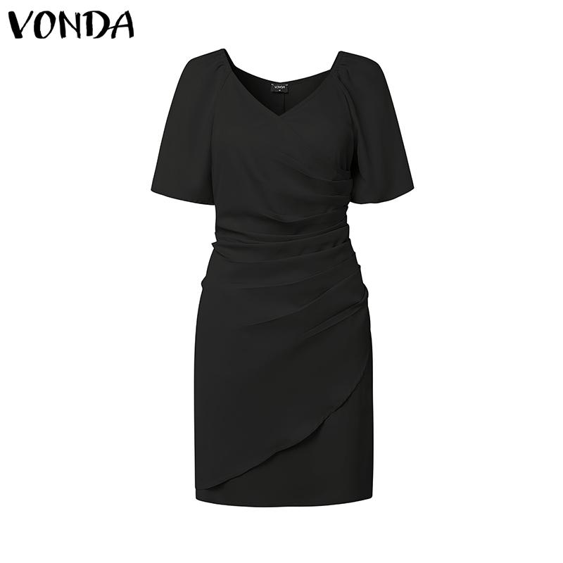 ZANZEA Элегантное женское платье с квадратным вырезом, короткими рукавами, приталенное, повседневное облегающее платье 2XL чёрный
ZANZEA Элегантное женское платье с квадратным вырезом, короткими рукавами, приталенное, повседневное облегающее платье 2XL чёрный