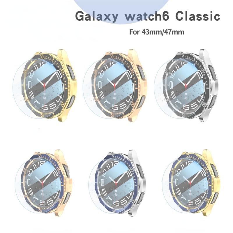 Кольцо безеля для часов Samsung Galaxy Watch6 Classic 43 мм 47 мм, чехол-бампер из нержавеющей стали, аксессуар для часов 6 Classic
Кольцо безеля для часов Samsung Galaxy Watch6 Classic 43 мм 47 мм, чехол-бампер из нержавеющей стали, аксессуар для часов 6 Classic