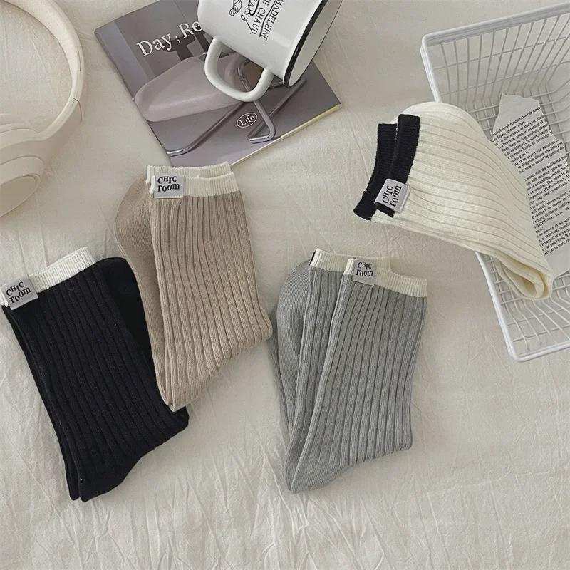 Women s Korean Dongdaemun Color-Match Mid-Tube Cotton Socks with English Label - Trendy and Seamless Design One Size белый
Women s Korean Dongdaemun Color-Match Mid-Tube Cotton Socks with English Label - Trendy and Seamless Design One Size белый