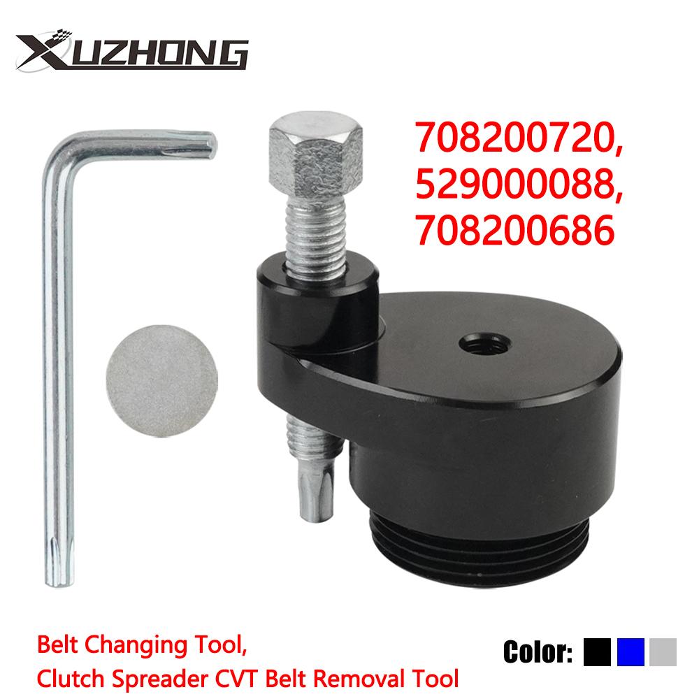 708200720 529000088 Belt Changing Tool,Clutch Spreader CVT Belt Removal Tool for Can Am Maverick X3 Trail Max Replace #708200686 срібний
708200720 529000088 Belt Changing Tool,Clutch Spreader CVT Belt Removal Tool for Can Am Maverick X3 Trail Max Replace #708200686 срібний