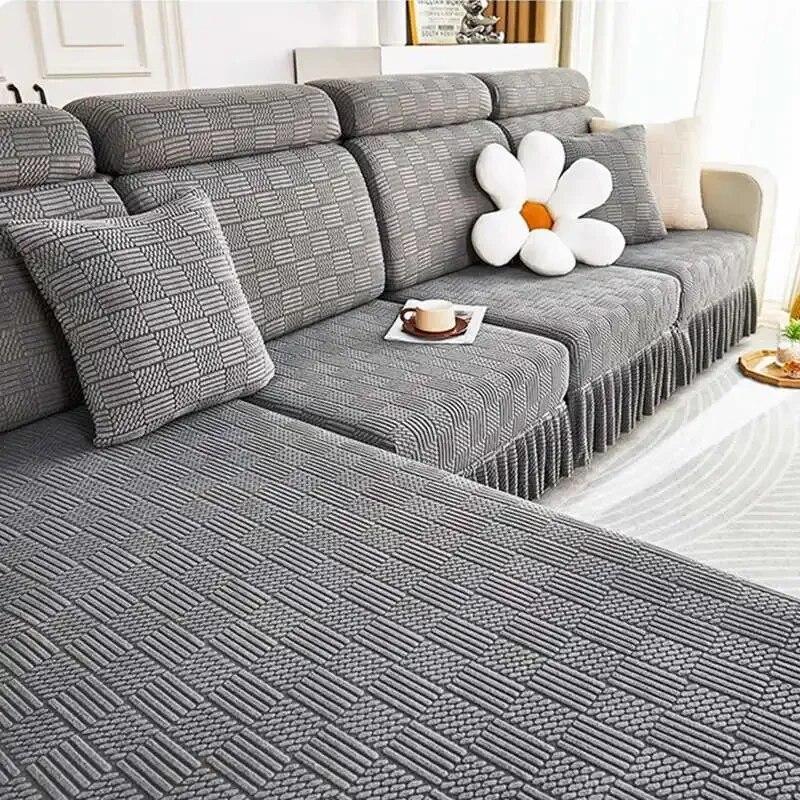 Жаккардовый чехол для дивана на 1/2/3/4 человека с юбкой, L-образный чехол из спандекса для дивана, удобный универсальный чехол для мебели Enlarge Size-3Seater
Жаккардовый чехол для дивана на 1/2/3/4 человека с юбкой, L-образный чехол из спандекса для дивана, удобный универсальный чехол для мебели Enlarge Size-3Seater