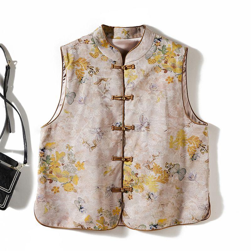 Весенняя Свобода! Сатин Полиэстер Хлопок Маленький Воротник-стойка Китайский Стиль Пряжка I-образный Жилет Молодежный Сердце Весна и Осень Пальто Flower color L
Весенняя Свобода! Сатин Полиэстер Хлопок Маленький Воротник-стойка Китайский Стиль Пряжка I-образный Жилет Молодежный Сердце Весна и Осень Пальто Flower color L