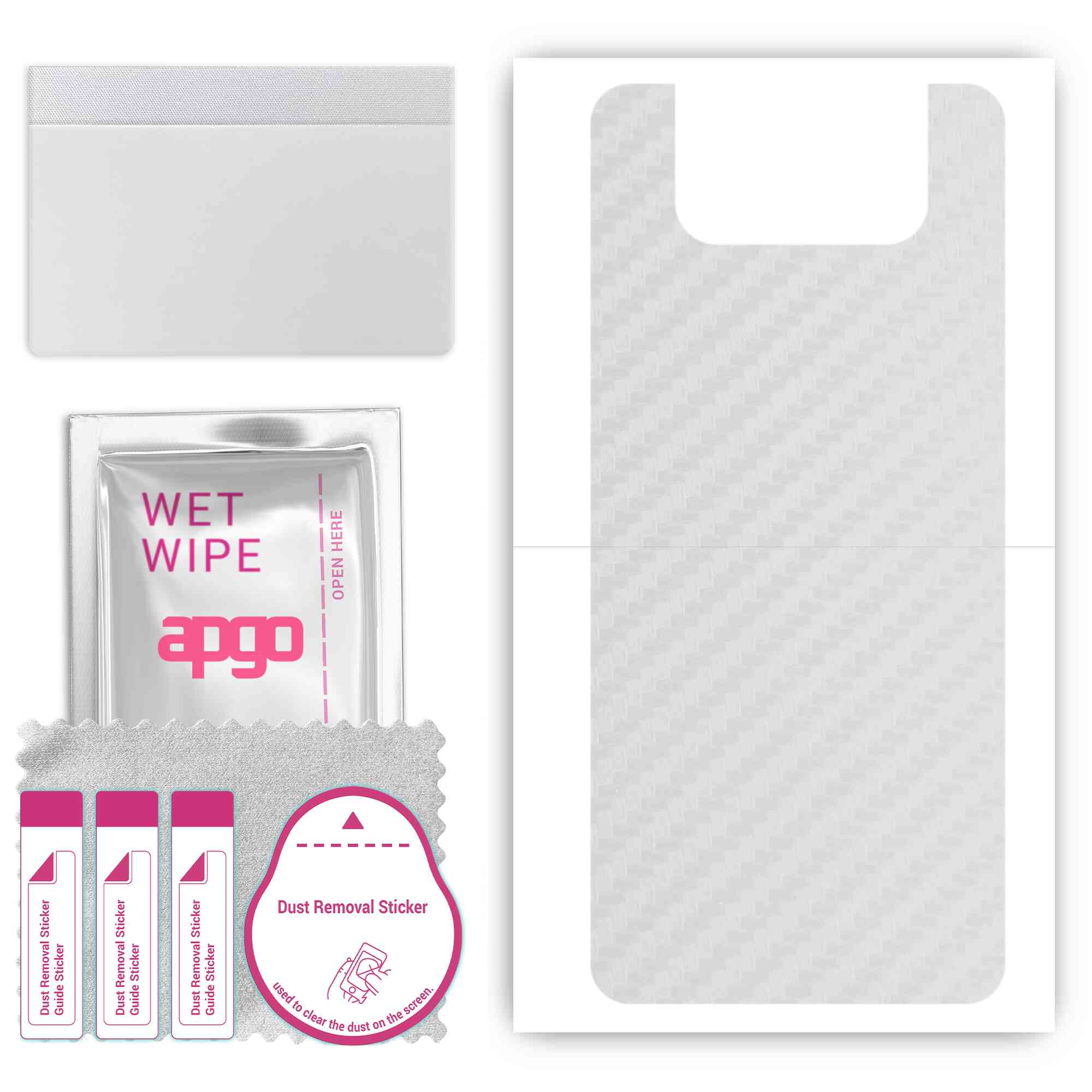 Apgo Protective Skin Sticker for the back compatible with Asus Zenfone 7 ZS670KS, Wrap Film, Foil, Vinyl - Pattern Transparent Carbon
Apgo Protective Skin Sticker for the back compatible with Asus Zenfone 7 ZS670KS, Wrap Film, Foil, Vinyl - Pattern Transparent Carbon