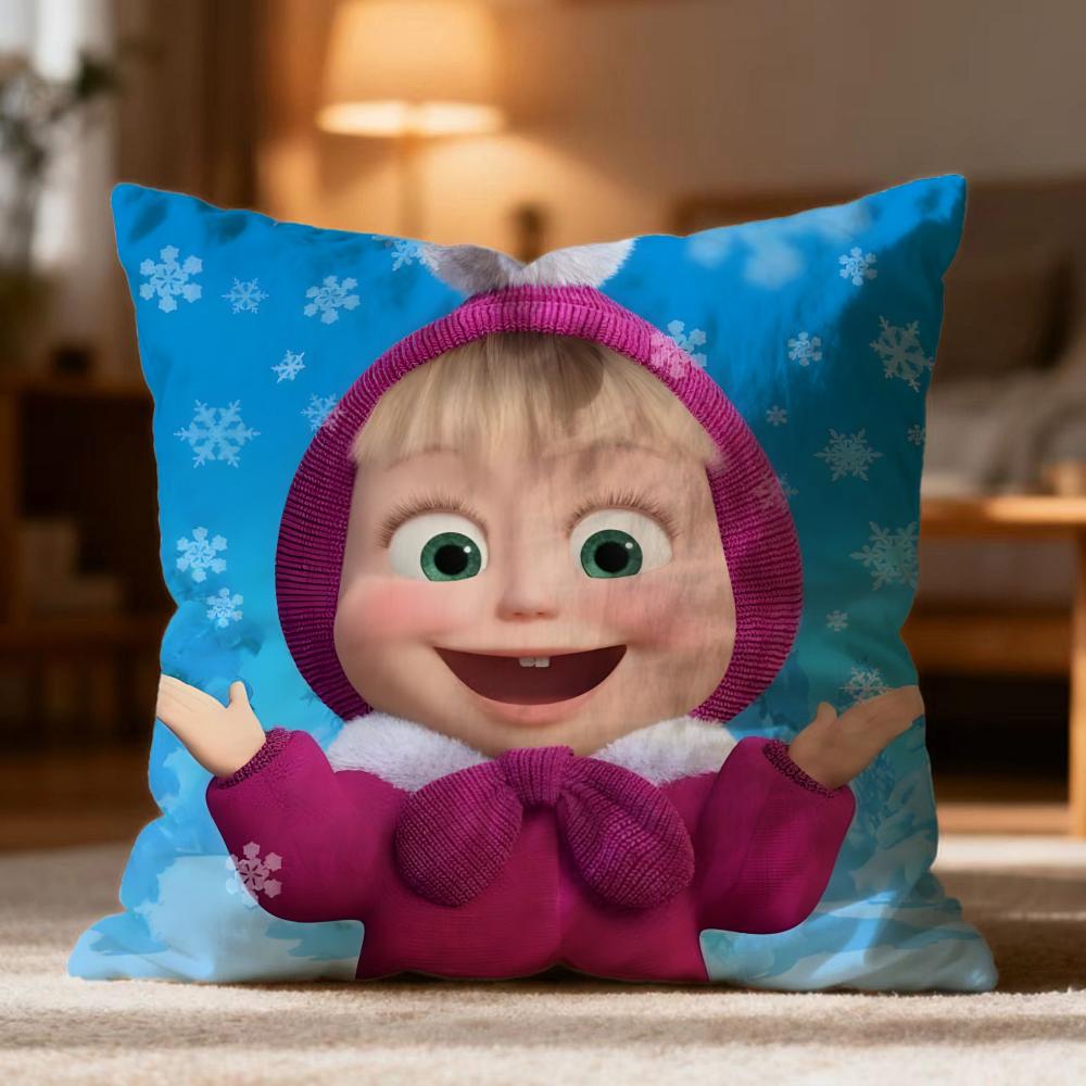 Модна наволочка M-MMasha and the Bear, м яка, що миється, для подушки, багатофункціональна для дивана, ліжка, подорожей, офісу 40cmx40cm
Модна наволочка M-MMasha and the Bear, м яка, що миється, для подушки, багатофункціональна для дивана, ліжка, подорожей, офісу 40cmx40cm