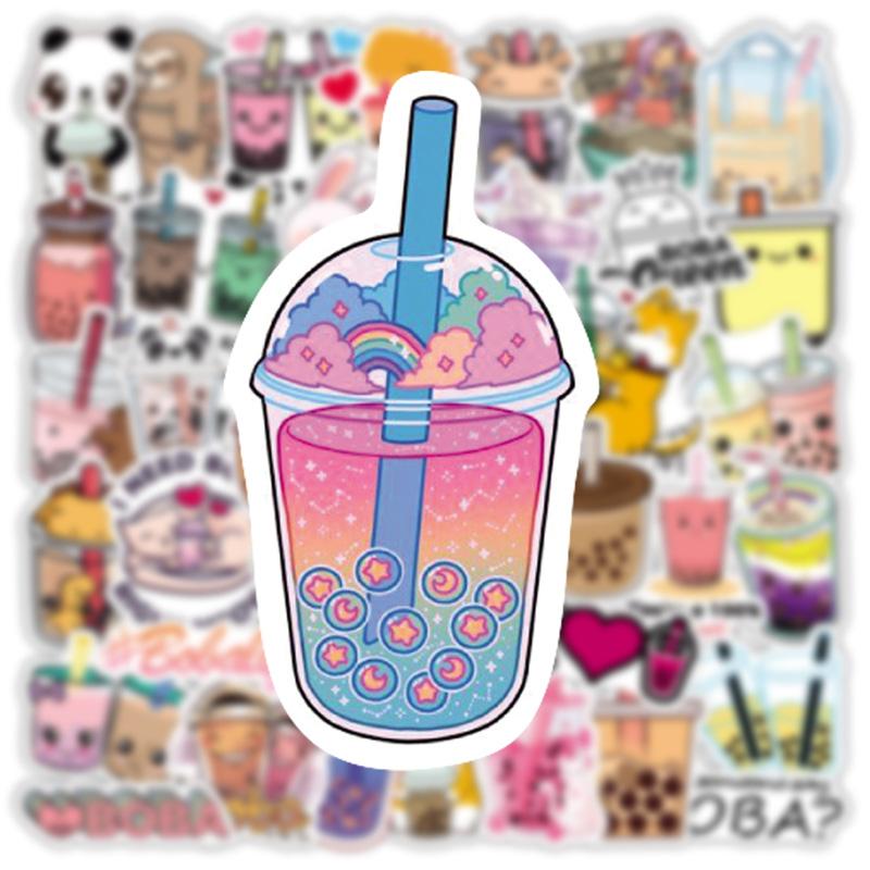 50 шт. милые наклейки Bubble Tea наклейки для скейтборда, чемодана, гитары, кружки, наклейки для украшения ноутбука разноцветный
50 шт. милые наклейки Bubble Tea наклейки для скейтборда, чемодана, гитары, кружки, наклейки для украшения ноутбука разноцветный