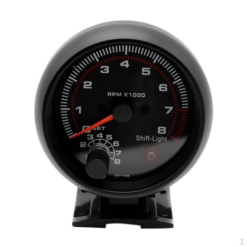 95mm 3.75 Inch Tacho Meters Light Black 0-8000RPM
95mm 3.75 Inch Tacho Meters Light Black 0-8000RPM
