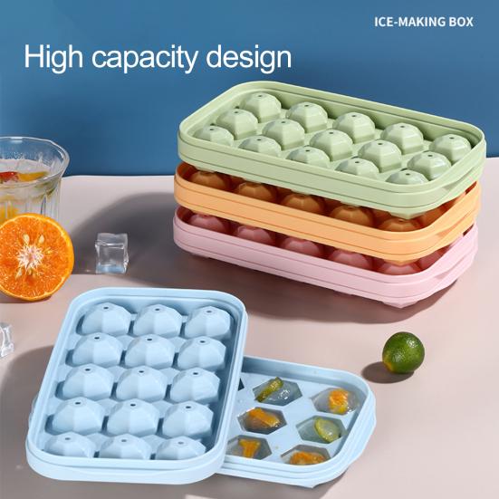 1 комплект лотков для льда с крышкой, прозрачная коробка для самостоятельного изготовления, сферическая форма для холодильника, принадлежности для приготовления ледяных шариков 
1 комплект лотков для льда с крышкой, прозрачная коробка для самостоятельного изготовления, сферическая форма для холодильника, принадлежности для приготовления ледяных шариков