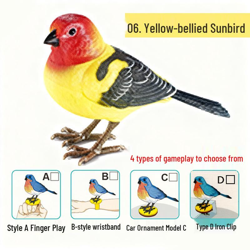 Interactive Singing Knight Bird: Voice-Controlled, Chirping, and Moving Toy for Kids Iron Clip
Interactive Singing Knight Bird: Voice-Controlled, Chirping, and Moving Toy for Kids Iron Clip