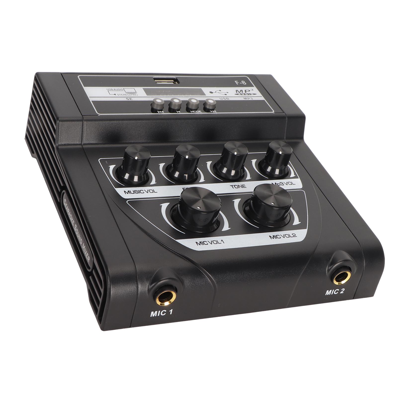 Мини-звуковой микшер, портативный, двойной источник питания, поддержка Bluetooth, запись, воспроизведение MP3, небольшое караоке US Plug
Мини-звуковой микшер, портативный, двойной источник питания, поддержка Bluetooth, запись, воспроизведение MP3, небольшое караоке US Plug
