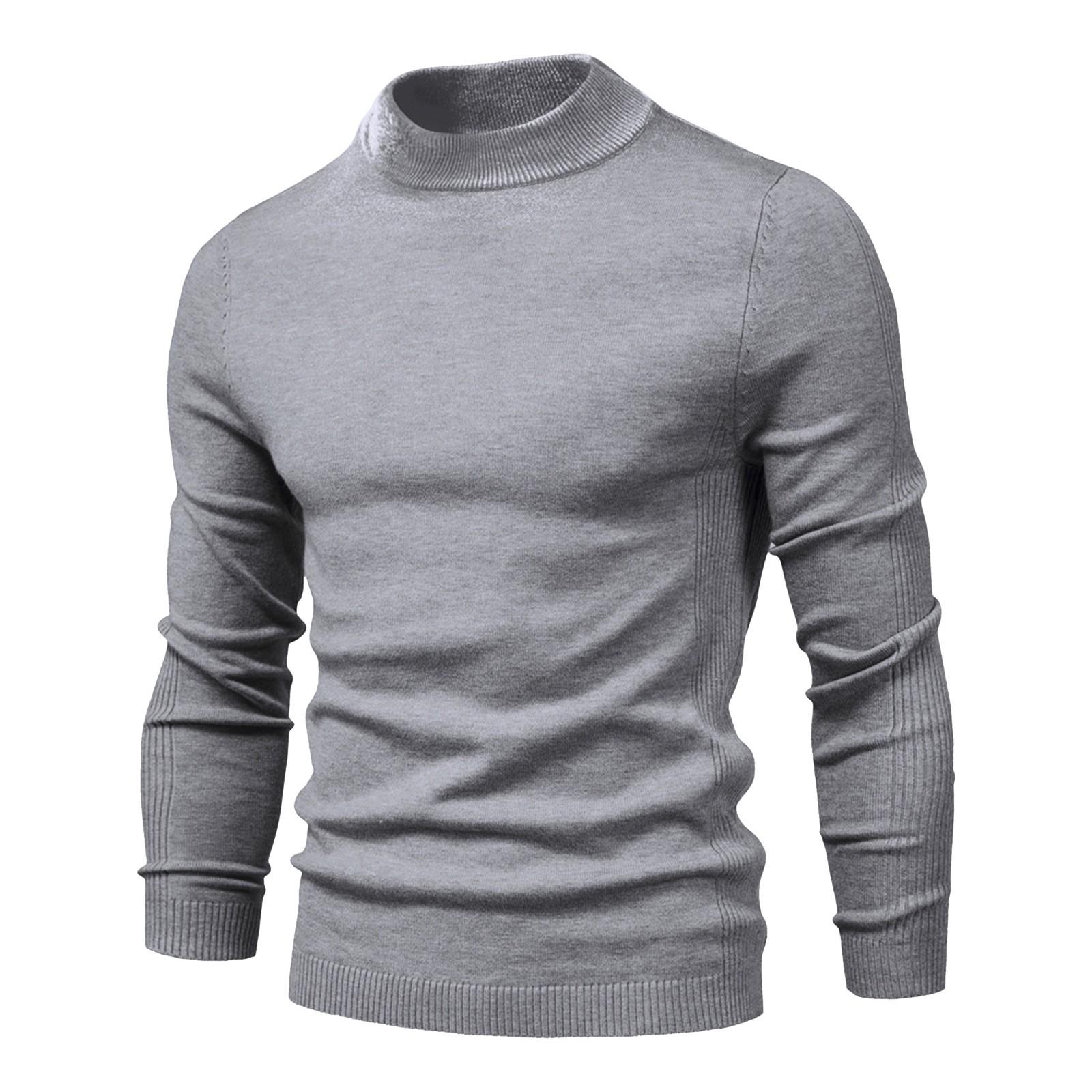 And Winter Thickened Warm Sweater Medium Collar Men s Multi-color Sweater S світло-сірий колір
And Winter Thickened Warm Sweater Medium Collar Men s Multi-color Sweater S світло-сірий колір