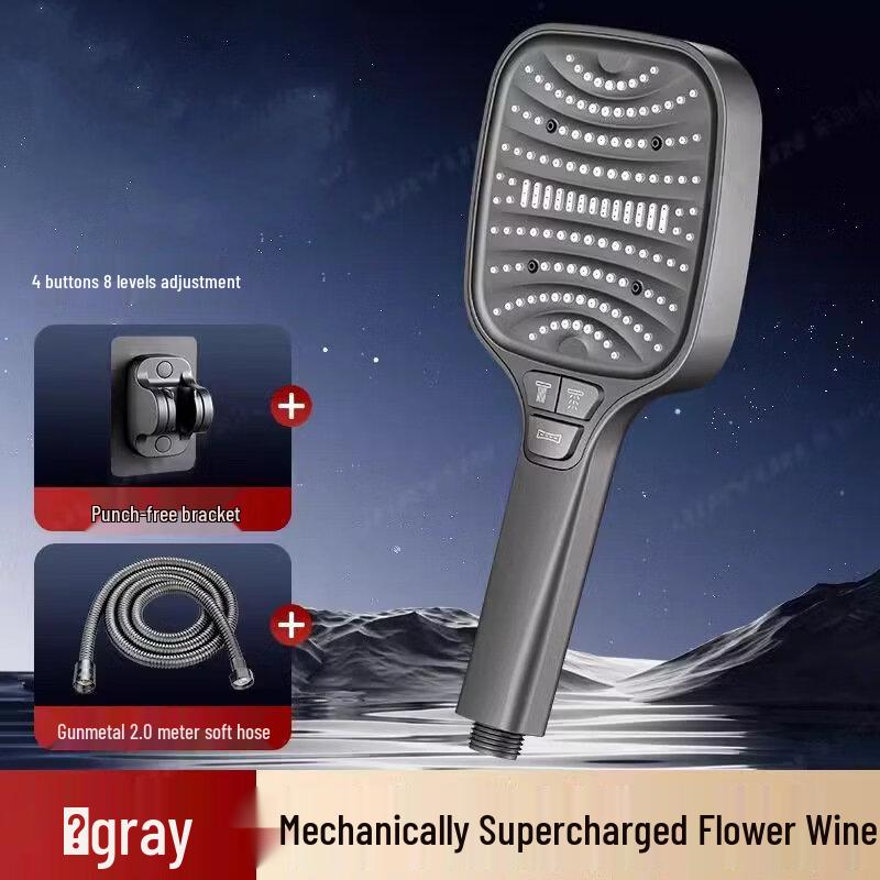 TLXT High-Pressure Shower Head with Hose
TLXT High-Pressure Shower Head with Hose