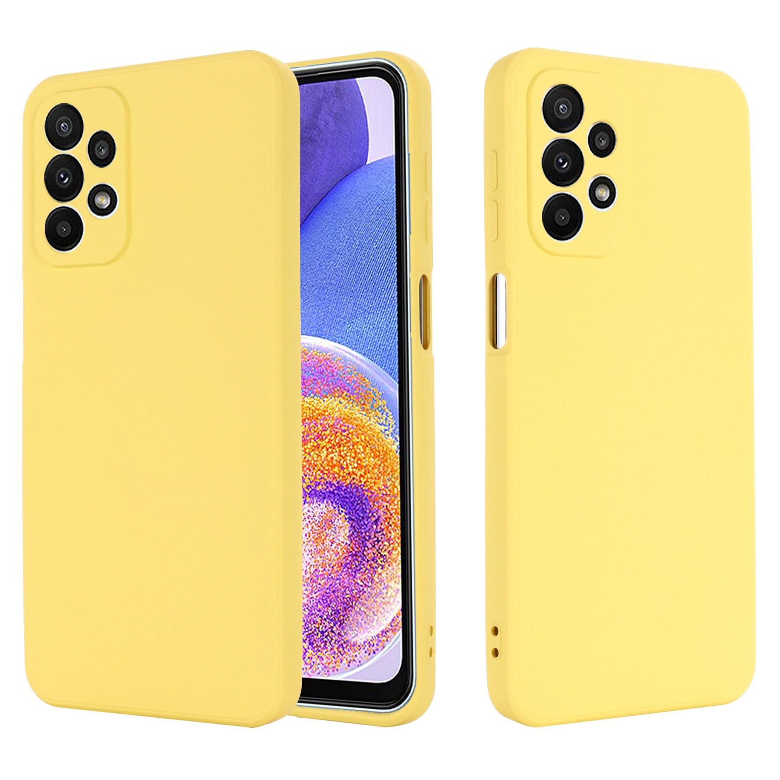 For Samsung Galaxy A23 5G (Global Version)/4G Liquid Silicone Back Cover Soft Microfiber Lining Scratch-resistant Phone Protector Yellow
For Samsung Galaxy A23 5G (Global Version)/4G Liquid Silicone Back Cover Soft Microfiber Lining Scratch-resistant Phone Protector Yellow
