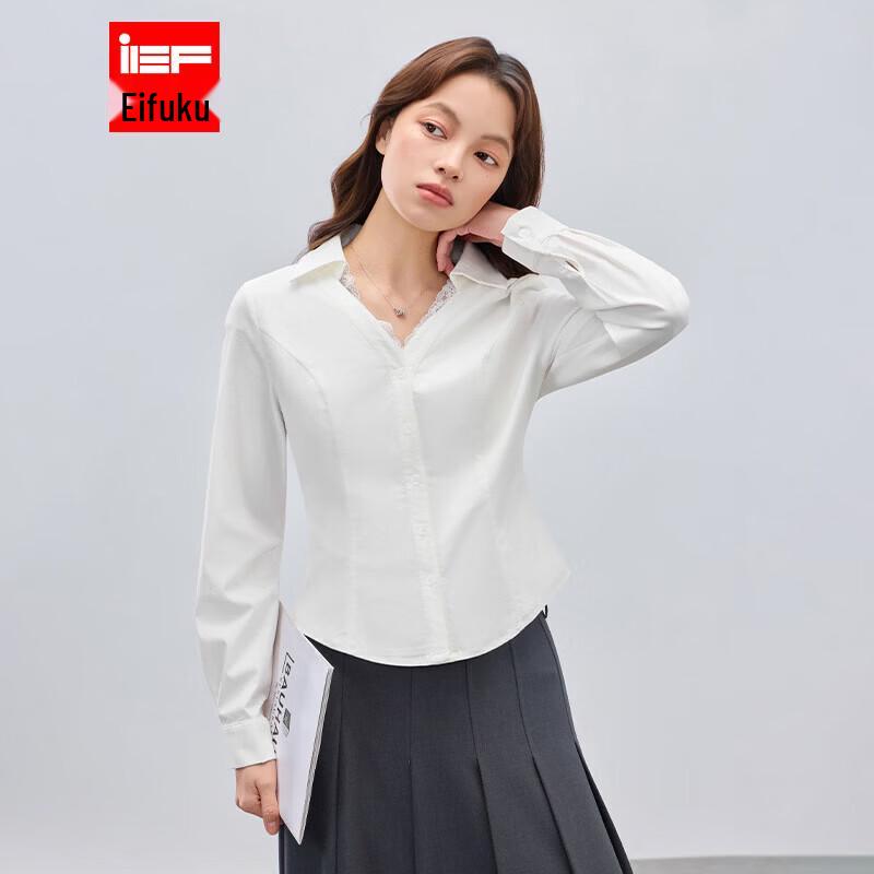 IEF French Commuter Lace-Trim Design Blouse L
IEF French Commuter Lace-Trim Design Blouse L