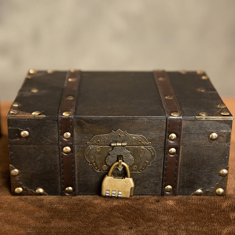 Antique-Style Wooden Jewelry Box with Lock - Retro Gift Storage for Home
Antique-Style Wooden Jewelry Box with Lock - Retro Gift Storage for Home