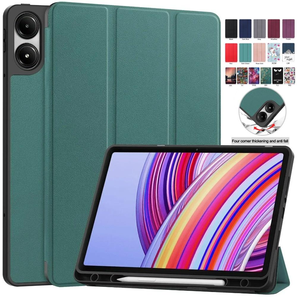 For Xiaomi Redmi Pad Pro 2024 with Pencil Holder Cover For Redmi Pad Pro Poco Pad 12 1 2024 Tri-Folding Flip Stand Case Funda Poco Pad 12.1 чорний
For Xiaomi Redmi Pad Pro 2024 with Pencil Holder Cover For Redmi Pad Pro Poco Pad 12 1 2024 Tri-Folding Flip Stand Case Funda Poco Pad 12.1 чорний