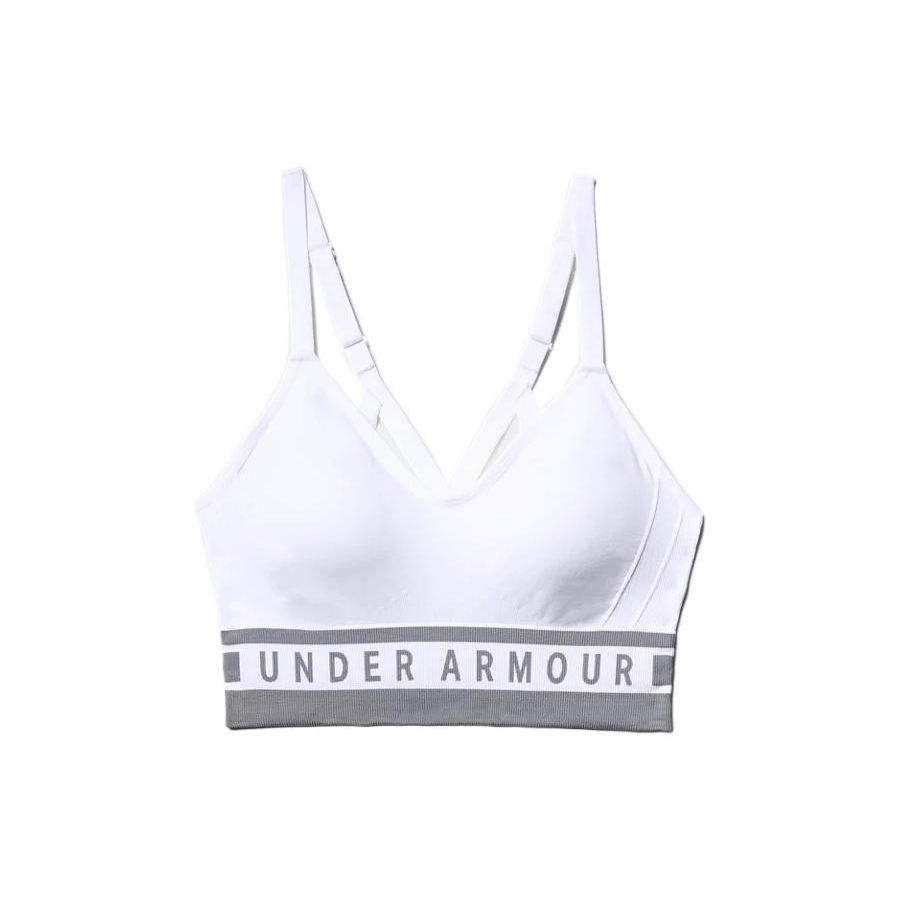Under Armour Спортивный бюстгальтер с низкой ударной нагрузкой и подкладкой, женское нижнее белье, белое 1322552-100 L
Under Armour Спортивный бюстгальтер с низкой ударной нагрузкой и подкладкой, женское нижнее белье, белое 1322552-100 L