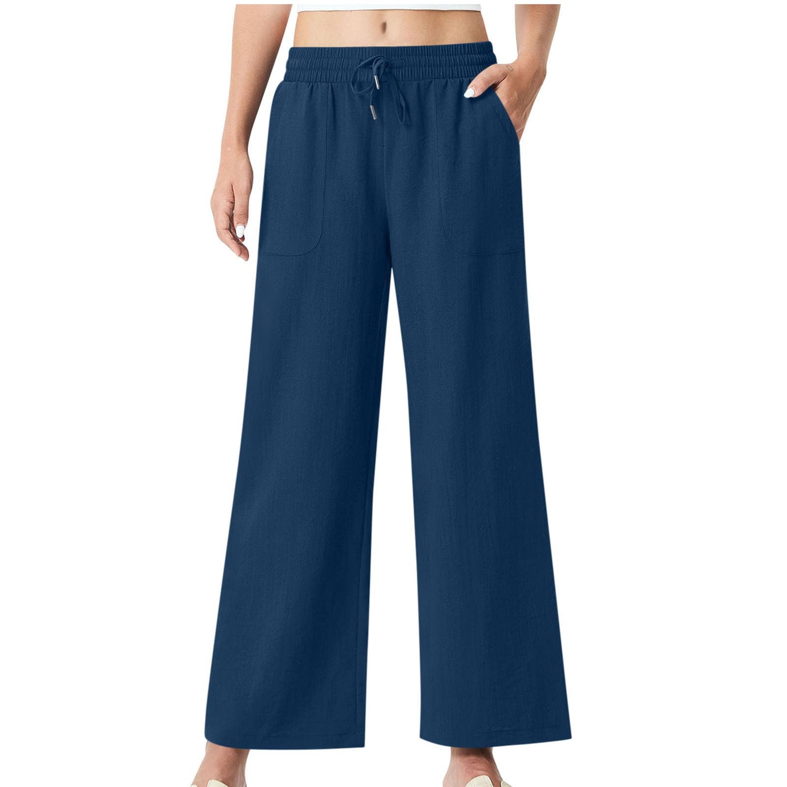 Women s Fashion High-Waisted Wide-Leg Casual Pants XL тёмно-синий
Women s Fashion High-Waisted Wide-Leg Casual Pants XL тёмно-синий