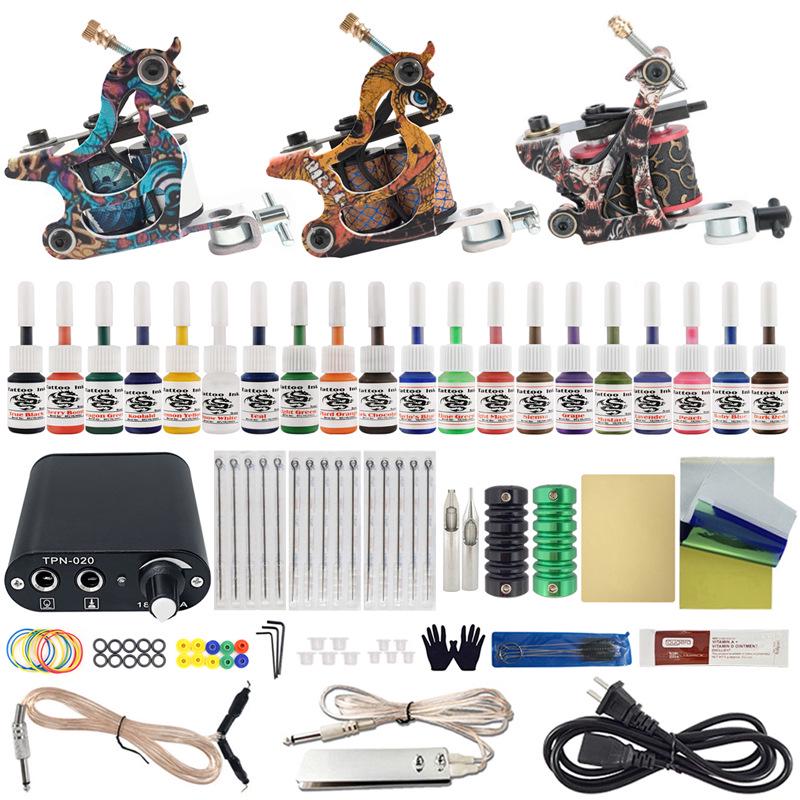 20-Color Tattoo Machine Set: Three-Machine A-Type with Tools 20 Colors Three-Machine Set A Type
20-Color Tattoo Machine Set: Three-Machine A-Type with Tools 20 Colors Three-Machine Set A Type
