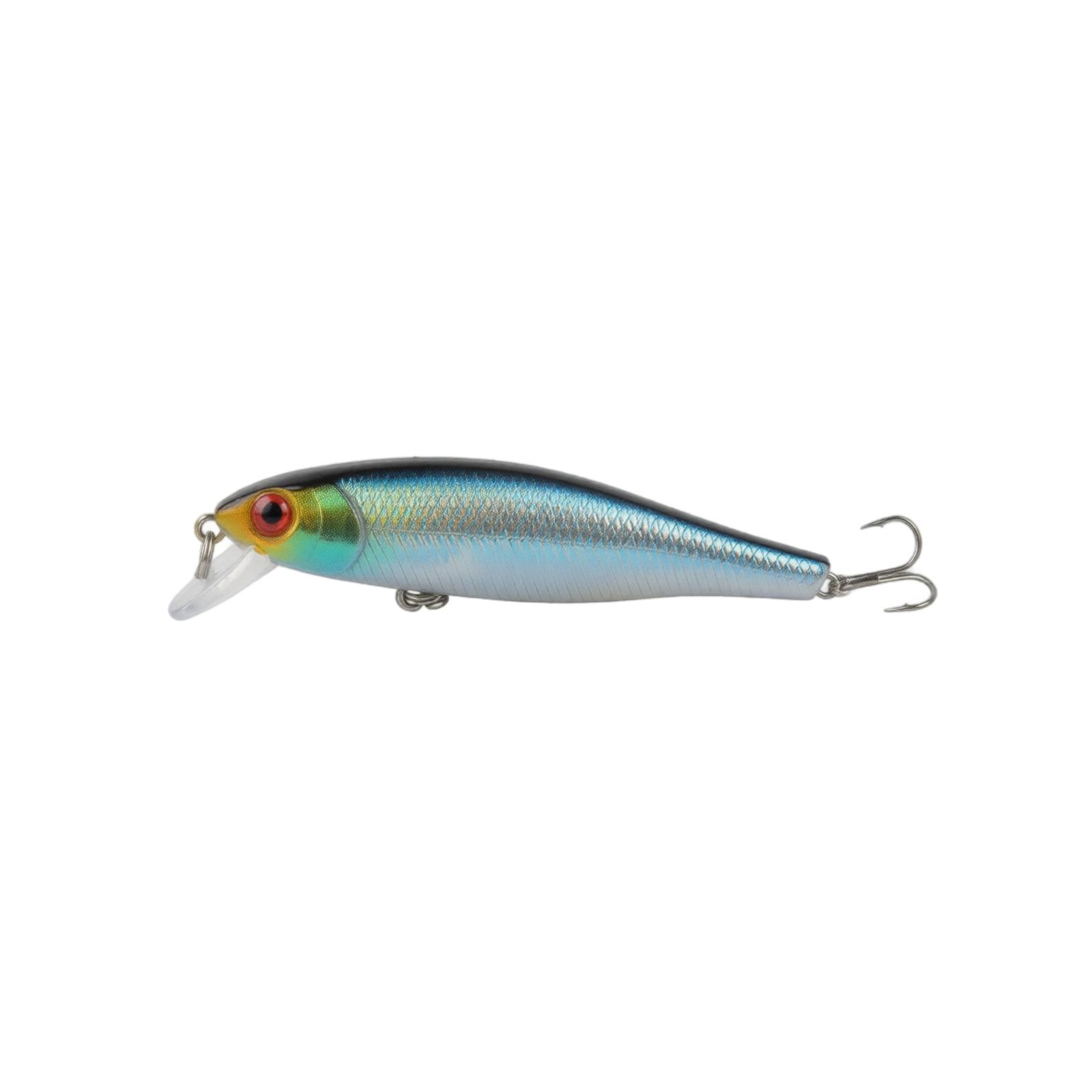 Floating Minnow Fishing Lure Hard Bait for Freshwater and Saltwater Fishing with Treble Hooks Suitable for Bass Pike Trout Fishing one size
Floating Minnow Fishing Lure Hard Bait for Freshwater and Saltwater Fishing with Treble Hooks Suitable for Bass Pike Trout Fishing one size
